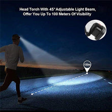 Load image into Gallery viewer, Rechargeable Usb Headlamp 500m Long Range Waterproof Headlight Lightweight Flashlight Hight Lumens Adjustable Floodlight For Outdoor Searchlight Hiking Camping Running Fishing Best Headlamps