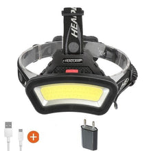 Load image into Gallery viewer, Rechargeable Usb Headlamp 500m Long Range Waterproof Headlight Lightweight Flashlight Hight Lumens Adjustable Floodlight For Outdoor Searchlight Hiking Camping Running Fishing Best Headlamps