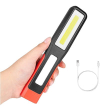 Load image into Gallery viewer, Rechargeable USB LED Work Lights Bright Flashlight and Work Light with Clip and Magnetic Base and Rotatable Clip Magnetic Flashlight For Working Inspection Camping Car Repair Maintenance
