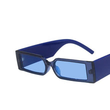 Load image into Gallery viewer, Rectangle Retro Sunglasses Trendy Small Rectangle Sunglasses Women Men Vintage Thick Frame Small Square Glasses n Small Glasses For Men Modern Design Lightweight Frames Sunglasses For Summer