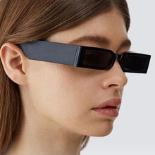 Load image into Gallery viewer, Rectangle Retro Sunglasses Trendy Small Rectangle Sunglasses Women Men Vintage Thick Frame Small Square Glasses n Small Glasses For Men Modern Design Lightweight Frames Sunglasses For Summer