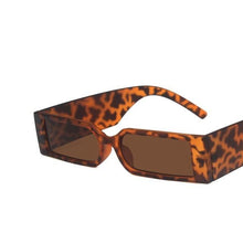 Load image into Gallery viewer, Rectangle Retro Sunglasses Trendy Small Rectangle Sunglasses Women Men Vintage Thick Frame Small Square Glasses n Small Glasses For Men Modern Design Lightweight Frames Sunglasses For Summer