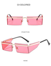 Load image into Gallery viewer, Rectangle Sunglasses Frameless Glasses Classic New Small Rimless Sunglasses For Women New Fashionable Square Sunglasses For Men New Eyewear Retro Rectangle Shape Glasses For Female In New Shades