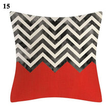 Load image into Gallery viewer, Red Abstract Cushion Cover Geometric Pillow Cases Sofa Decorative Modern Abstract Painting Pillow Case Beautiful Cushion Covers Fashion Pillowcase Pillow Cover