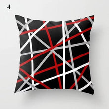 Load image into Gallery viewer, Red Abstract Cushion Cover Geometric Pillow Cases Sofa Decorative Modern Abstract Painting Pillow Case Beautiful Cushion Covers Fashion Pillowcase Pillow Cover