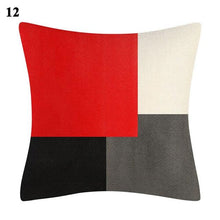 Load image into Gallery viewer, Red Abstract Cushion Cover Geometric Pillow Cases Sofa Decorative Modern Abstract Painting Pillow Case Beautiful Cushion Covers Fashion Pillowcase Pillow Cover