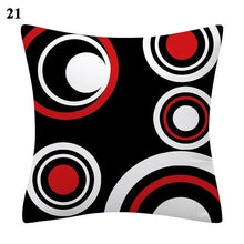 Load image into Gallery viewer, Red Abstract Cushion Cover Geometric Pillow Cases Sofa Decorative Modern Abstract Painting Pillow Case Beautiful Cushion Covers Fashion Pillowcase Pillow Cover