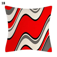 Load image into Gallery viewer, Red Abstract Cushion Cover Geometric Pillow Cases Sofa Decorative Modern Abstract Painting Pillow Case Beautiful Cushion Covers Fashion Pillowcase Pillow Cover