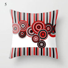 Load image into Gallery viewer, Red Abstract Cushion Cover Geometric Pillow Cases Sofa Decorative Modern Abstract Painting Pillow Case Beautiful Cushion Covers Fashion Pillowcase Pillow Cover