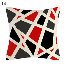 Load image into Gallery viewer, Red Abstract Cushion Cover Geometric Pillow Cases Sofa Decorative Modern Abstract Painting Pillow Case Beautiful Cushion Covers Fashion Pillowcase Pillow Cover