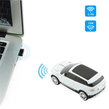 Load image into Gallery viewer, Red Car Shaped 2.4G Wireless Mouse Cool SUV Sport Car Mouse Gamer 1600 DPI Optical Mice Modern Cordless Office School Mice For PC Computer Laptop