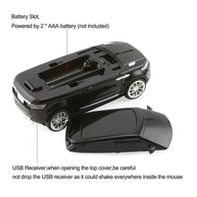 Load image into Gallery viewer, Red Car Shaped 2.4G Wireless Mouse Cool SUV Sport Car Mouse Gamer 1600 DPI Optical Mice Modern Cordless Office School Mice For PC Computer Laptop
