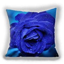 Load image into Gallery viewer, Red Flower Cushion Pillow Covers Love Pillow Covers Decorative Linen Square Couple Cushion Cases Home Decor Polyester Throw Pillow Case Super Soft Short Plush Cushion Cover Festive Home Decorative Cushions 45X45CM