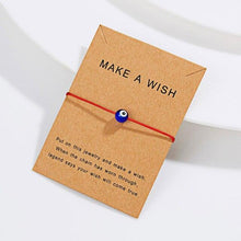 Load image into Gallery viewer, Red String Bracelets Simple Lightweight Bracelet Handmade Braided Rope Blue Eye Charm Jewelry For Women Children Handmade Braided Rope Matching Bracelet Adjustable Blue Eye Charm Bracelets For Men And Women
