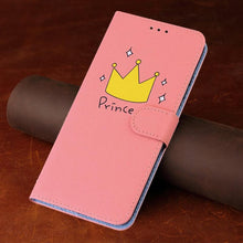 Load image into Gallery viewer, Redmi9T Magnetic Leather Phone Case on For Xiaomi Redmi 9T 9AT 9A 9C NFC Redmi9 9 T A Power 9Prime Wallet Book Cute Cover Colorful Premium Leather Wrist Strap Viewing Stand Magnetic Folio Inner Protective Flip Cover