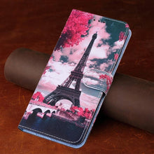 Load image into Gallery viewer, Redmi9T Magnetic Leather Phone Case on For Xiaomi Redmi 9T 9AT 9A 9C NFC Redmi9 9 T A Power 9Prime Wallet Book Cute Cover Colorful Premium Leather Wrist Strap Viewing Stand Magnetic Folio Inner Protective Flip Cover