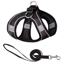 Load image into Gallery viewer, Reflective Dogs Harness with Leash Adjustable Harness Vest Breathable Collars