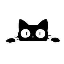 Load image into Gallery viewer, Reflective Peeking Cat Animal Car Styling Decorative Stickers Auto Window Decals Reflective PET Cartoon Car Vinyl Sticker Decal Car Accessories Cat Watching Vinyl Reflective Decals Waterproof Funny Self-Adhesive for Car Window Bumper Laptop Motorcycle