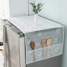 Load image into Gallery viewer, Refrigerator and Washing Machine Dust Covers with Pockets
