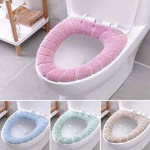 Load image into Gallery viewer, Toilet Seat Soft Thick Washable Cover Pad Protector