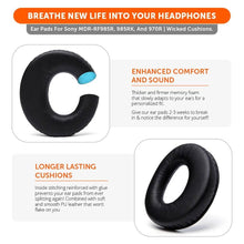 Load image into Gallery viewer, Replacement earpads for Sony MDR-RF985R & More