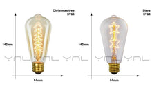 Load image into Gallery viewer, Retro Edison Bulb ST64 A19 T45 G80 G95 G125 Incandescent Light Bulb E27 220V 40W filament bulb lighting tubes Edison