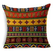 Load image into Gallery viewer, Retro High Quality Pillowcase Ethnic Stripes Linen Decorative Throw Pillow Cover For Couch Sofa Bed Bohemian Retro Stripe Cotton Blend Linen Pillow Case Cushion Cover Car Textile Printed Decor 45X45CM