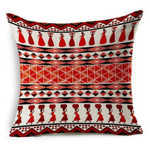 Load image into Gallery viewer, Retro High Quality Pillowcase Ethnic Stripes Linen Decorative Throw Pillow Cover For Couch Sofa Bed Bohemian Retro Stripe Cotton Blend Linen Pillow Case Cushion Cover Car Textile Printed Decor 45X45CM