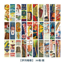 Load image into Gallery viewer, Retro Image Collection Paper Bookmarks Bookmarks For Books Share Book Markers Tab For Books Stationery Creative Poetic Bookmarks Painting Style Bookmarks Literary Bookmarks Message Cards Book Notes Paper Page Holder Reading Bookmarks For Women Men Kids
