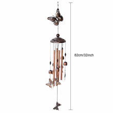 Load image into Gallery viewer, Retro Metal Romantic Wind Catcher Animal Wind Chime Iron Art Wind Bell Tubes Aluminum Tubes Hanging Art Wind Bell Gift Hanging Pendant Ornament For Home Xmas Mom Gifts Festival Balcony Garden Decoration