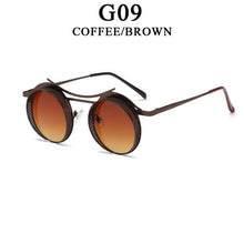Load image into Gallery viewer, Retro Metal Round Circle Frame Sunglasses For Men New Fashionable New Round Shape Style Glasses For Women New Vintage Luxury Style Retro Sunglasses