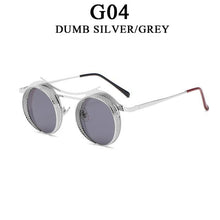 Load image into Gallery viewer, Retro Metal Round Circle Frame Sunglasses For Men New Fashionable New Round Shape Style Glasses For Women New Vintage Luxury Style Retro Sunglasses