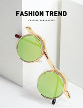 Load image into Gallery viewer, Retro Metal Round Circle Frame Sunglasses For Men New Fashionable New Round Shape Style Glasses For Women New Vintage Luxury Style Retro Sunglasses