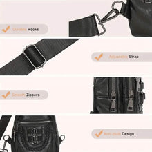 Load image into Gallery viewer, Retro PU Leather Crossbody Bag