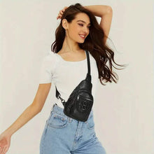 Load image into Gallery viewer, Retro PU Leather Crossbody Bag