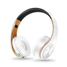 Load image into Gallery viewer, Retro Stereo Earphones Bluetooth Headphone Music Headset FM And Support SD Card With Mic And Volume Control, Wireless And Wired Headset