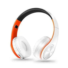 Load image into Gallery viewer, Retro Stereo Earphones Bluetooth Headphone Music Headset FM And Support SD Card With Mic And Volume Control, Wireless And Wired Headset