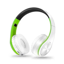 Load image into Gallery viewer, Retro Stereo Earphones Bluetooth Headphone Music Headset FM And Support SD Card With Mic And Volume Control, Wireless And Wired Headset