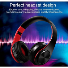 Load image into Gallery viewer, Retro Stereo Earphones Bluetooth Headphone Music Headset FM And Support SD Card With Mic And Volume Control, Wireless And Wired Headset
