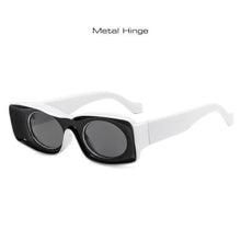 Load image into Gallery viewer, Retro Thick Square Classic New Fashionable & Unique Rectangle Shape New Colorful Sunglasses For Women Blue Pink Yellow Lens Eyewear For Men Sun Glasses Shades