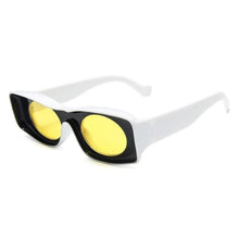 Load image into Gallery viewer, Retro Thick Square Classic New Fashionable & Unique Rectangle Shape New Colorful Sunglasses For Women Blue Pink Yellow Lens Eyewear For Men Sun Glasses Shades