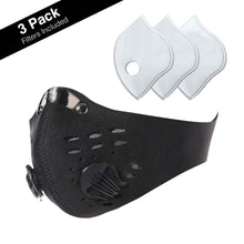 Load image into Gallery viewer, Reusable Dust Proof Mask With 3 Filters