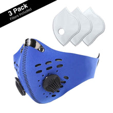 Load image into Gallery viewer, Reusable Dust Proof Mask With 3 Filters