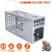 Load image into Gallery viewer, Reusable Metal Rat Cage Catch Release Continuous Capture