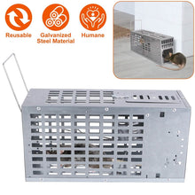 Load image into Gallery viewer, Reusable Metal Rat Cage Catch Release Continuous Capture