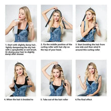 Load image into Gallery viewer, Ribbon Curling Rod Hair Roller Curls With Hair Ties Lazy Natural Soft Wave