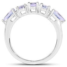 Load image into Gallery viewer, 2.33 Carat Genuine Tanzanite .925 Sterling Silver Ring
