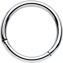 Load image into Gallery viewer, 14G 1/2 Solid G23 Implant Grade Titanium Hinged Segment Ring