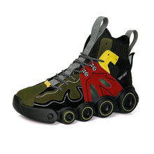 Load image into Gallery viewer, Roller Skating Sports Mens Sneakers Personality Running Shoes Thick Soled Casual Sneakers Increased Men Sneaker Walking Fashion Sneakers High Tops Casual Walking Shoes Sports Jogging Sneaker For Men
