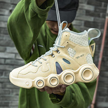 Load image into Gallery viewer, Roller Skating Sports Mens Sneakers Personality Running Shoes Thick Soled Casual Sneakers Increased Men Sneaker Walking Fashion Sneakers High Tops Casual Walking Shoes Sports Jogging Sneaker For Men